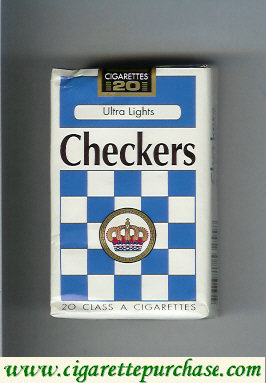 Checkers Ultra Lights cigarettes